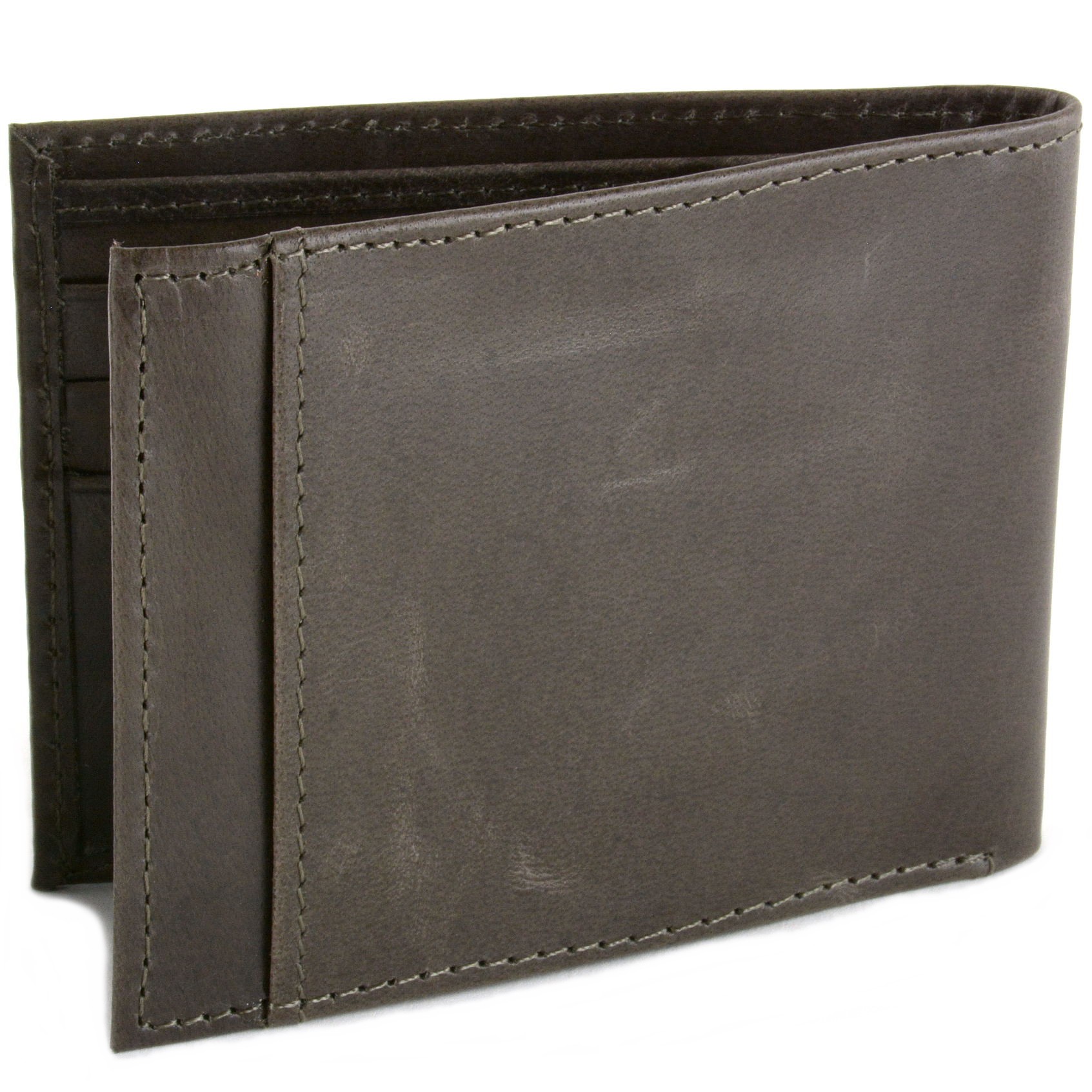 RFID Blocking Hammer Anvil Mens Leather Front Pocket Wallet Thin